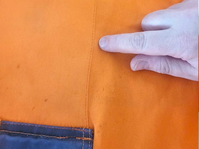 Retouche tenue de travail