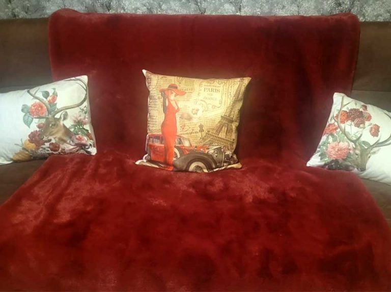 Création de 3 coussins avec fermeture à glissière
